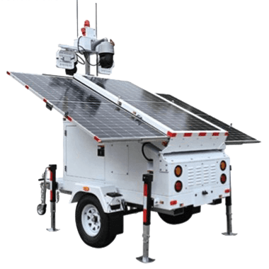 SolarGuard solar-powered security trailer